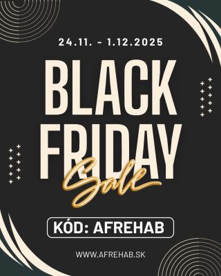 🖤 BLACK FRIDAY v AF REHAB SHOP! 🖤 Od 24. 11. do 1. 12. 2025 si môžete dopriať všetko, čo vaše telo potrebuje – výživové...