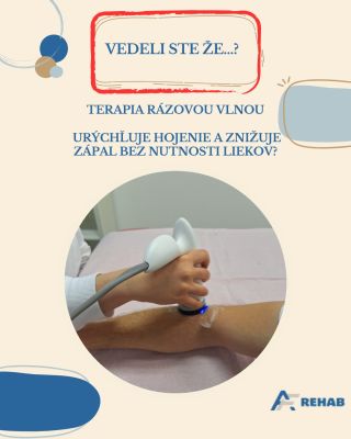🔦 Vedeli ste, že terapia rázovou vlnou urýchľuje hojenie a znižuje zápal bez nutnosti liekov? Rázová vlna patrí medzi...